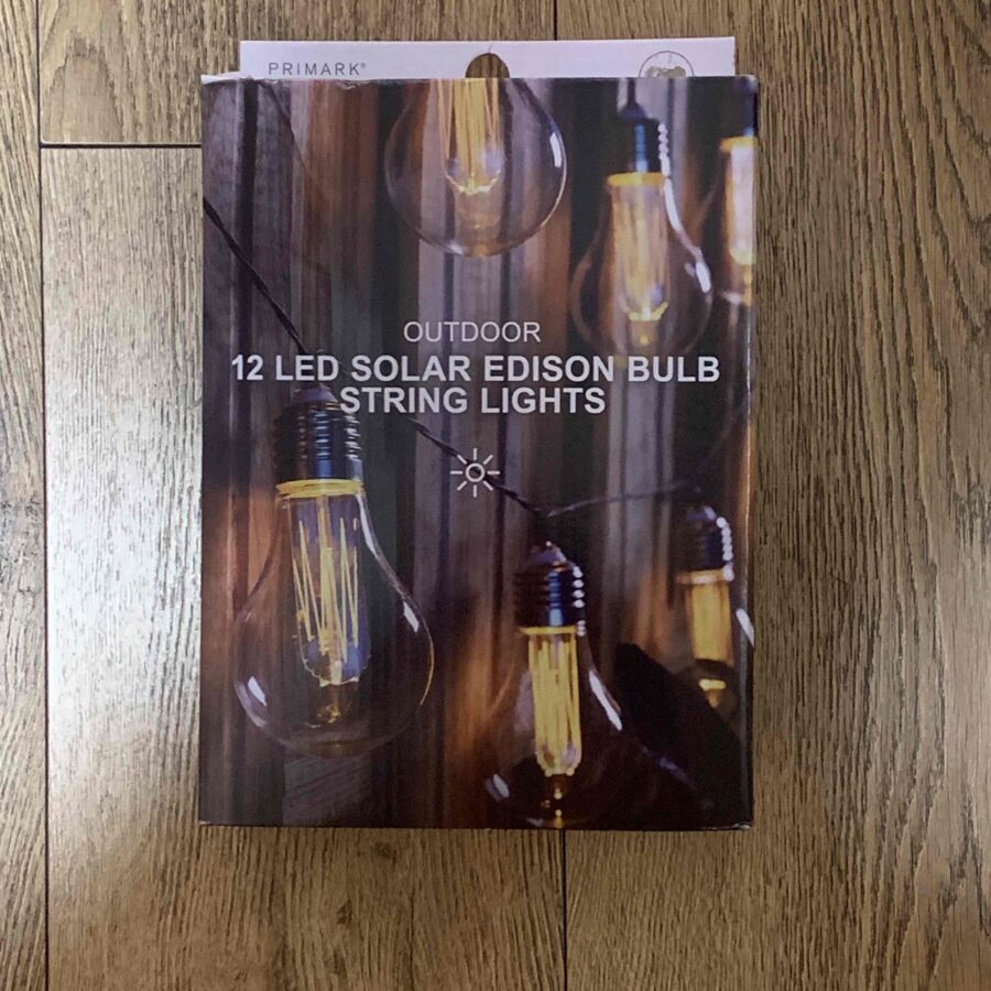 Гірлянда зовнішня з лампочками Primark Solar Edition 3,65 м/ 12 LED (сонячна батарея)