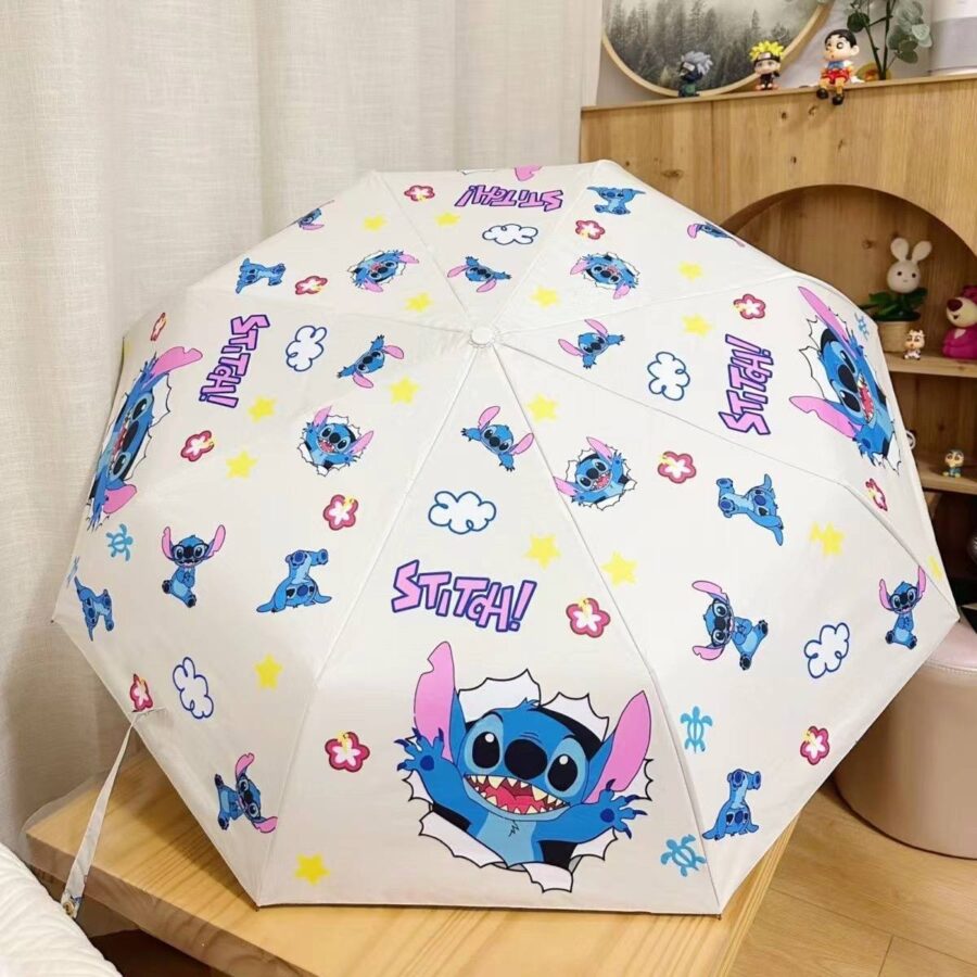 Парасоля компактна автомат "Stitch" 8 спиць