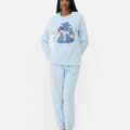 Піжама жіноча Primark "Stitch/ Стітч" плюшева