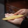 Підставка для аромапаличок "Листок" металева