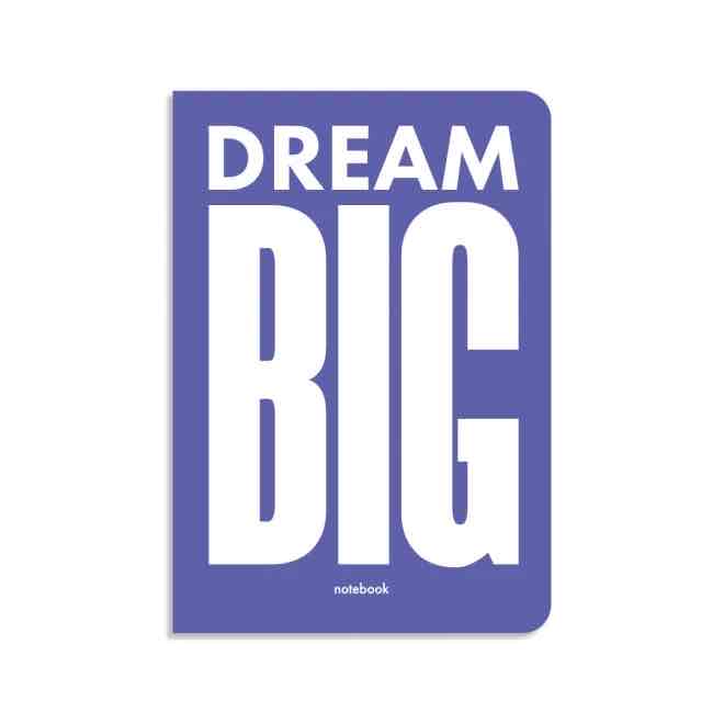 Блокнот "Dream big" Orner фіолетовий