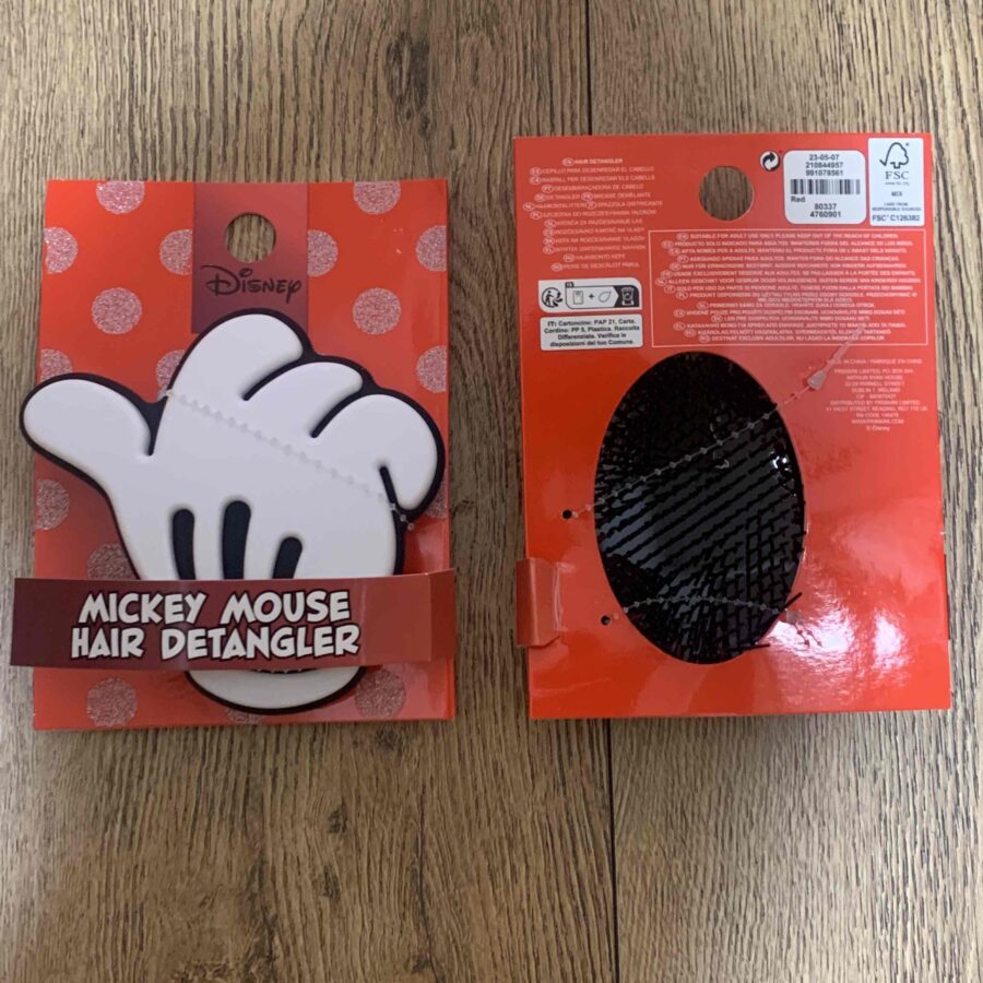Щітка для розплутування волосся масажна Hair Detangle "Mickey Mouse" Primark