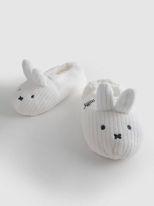 e89948ee-5207-4529-8b59-5078c17a0f2a.jpg Тапочки-3D жіночі "Miffy" Primark плюшеві в рубчик білі