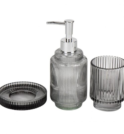 f3bce77d-f683-454d-89e8-111471d75883.jpg Набір для ванної кімнати «Затишна оаза» 3 в 1 ребрйстий графіт