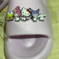 Шльопанці жіночі резинові Primark "Hello Kitty & friends" товста підошва рожеві