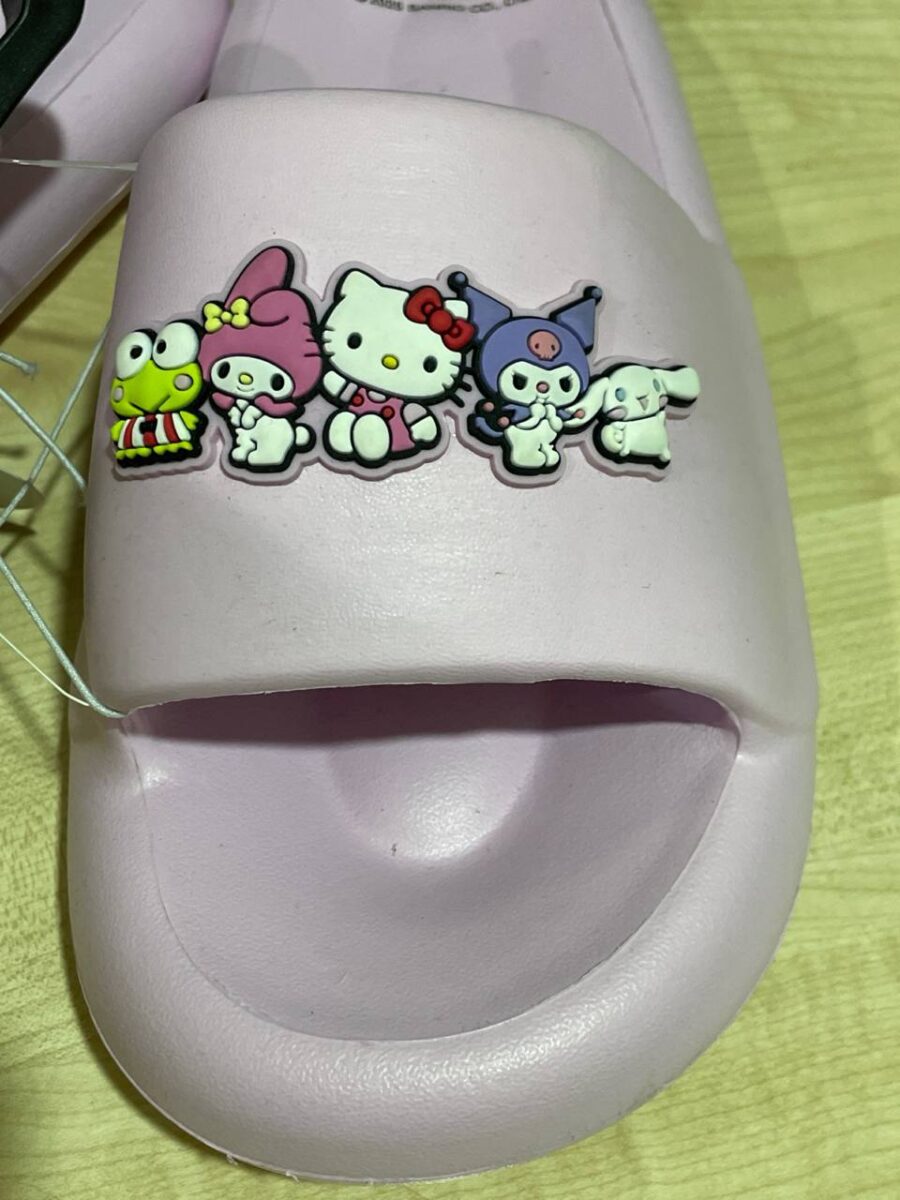 Шльопанці жіночі резинові Primark "Hello Kitty & friends" товста підошва рожеві