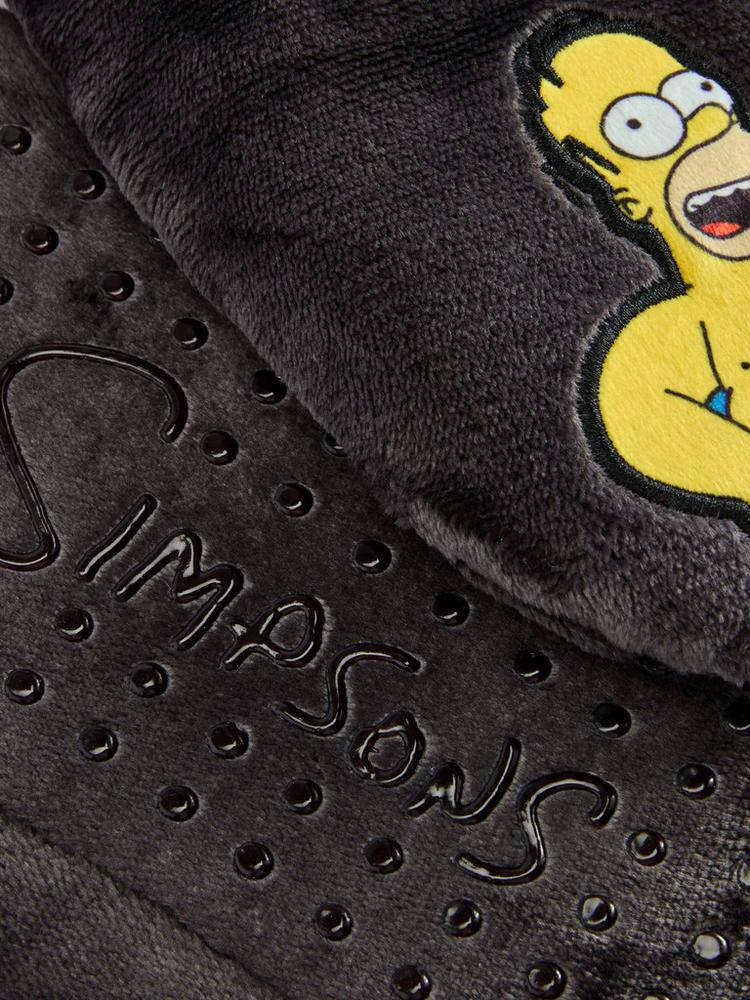 Тапочки-шкарпетки чоловічі "Сімпсони" Primark сірі
