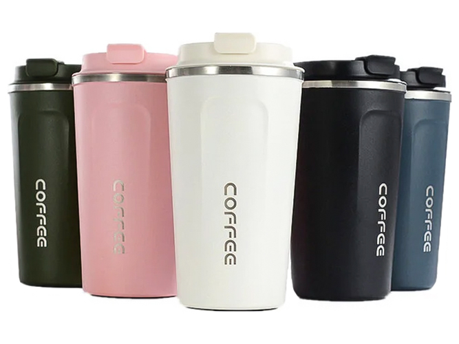 Термочашка "COFFEE" Benson 500 мл нержавіюча сталь