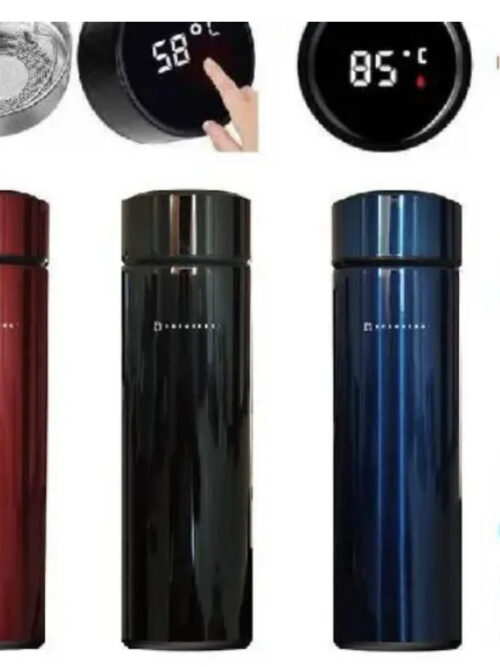 63c459d2-4abe-4646-986d-8d4fbf392420.jpg Термос "Smart Cup Led" сталевий /з датчиком температури глянцевий 500 мл