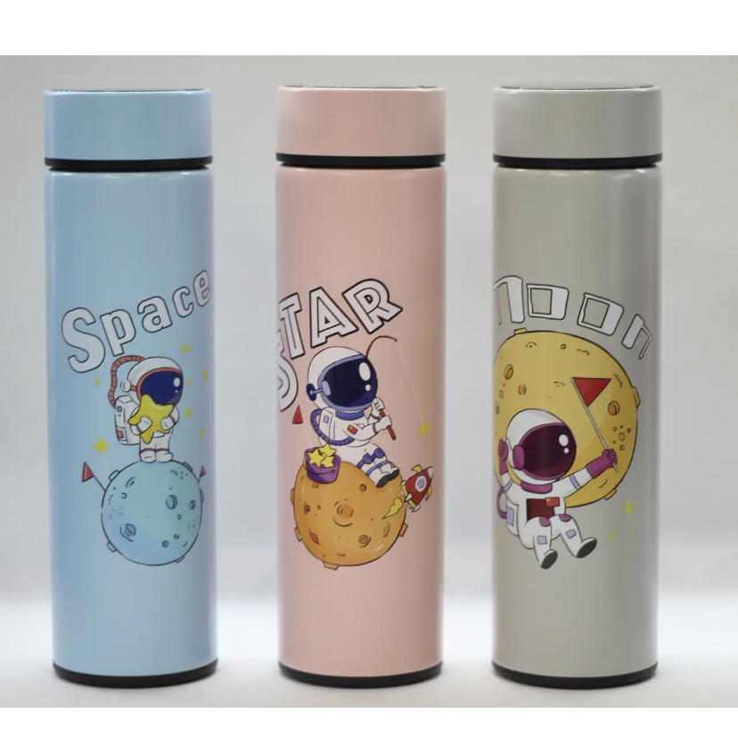 Термос "Космонавт" Smart Cup Led" сталевий/ з датчиком температури 500 мл