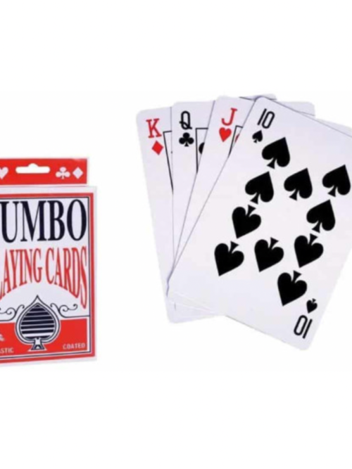 Карти гральні для покеру "Jumbo" білі (54 карти)