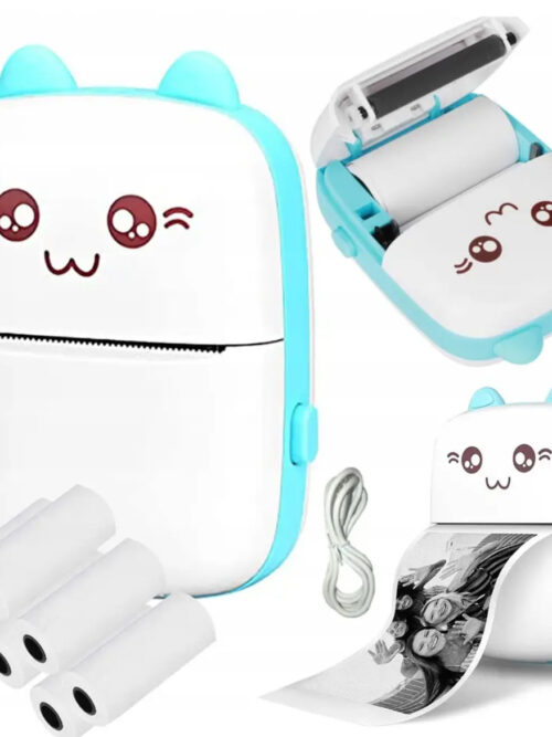 3a09da71-2a56-4566-bf8c-afb37241a34b-2.jpg Міні-принтер дитячий портативний Bambi CAT mini printer блакитний