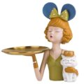 Статуетка / Тарілочка для прикрас/ дрібниць "Lady Мінні Маус" 15*17*27,5 см