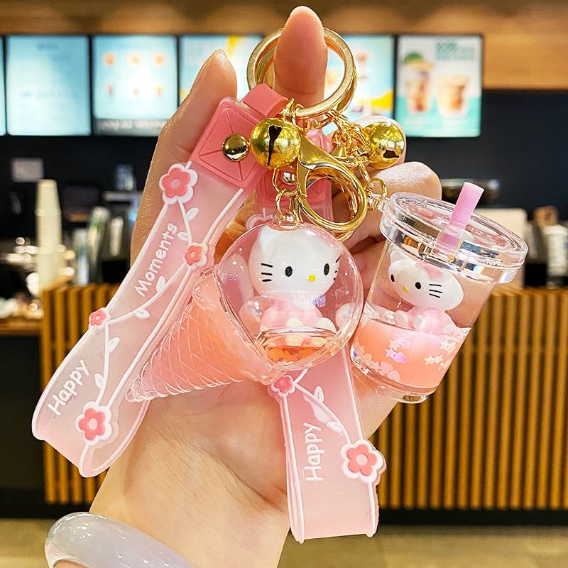Брелок з рідиною "Hello Kitty"