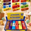 Іграшка-антистрес сквіш Butter squishy "Снікерс/ KitKat/ Bounty" 14*4 см запах булочки
