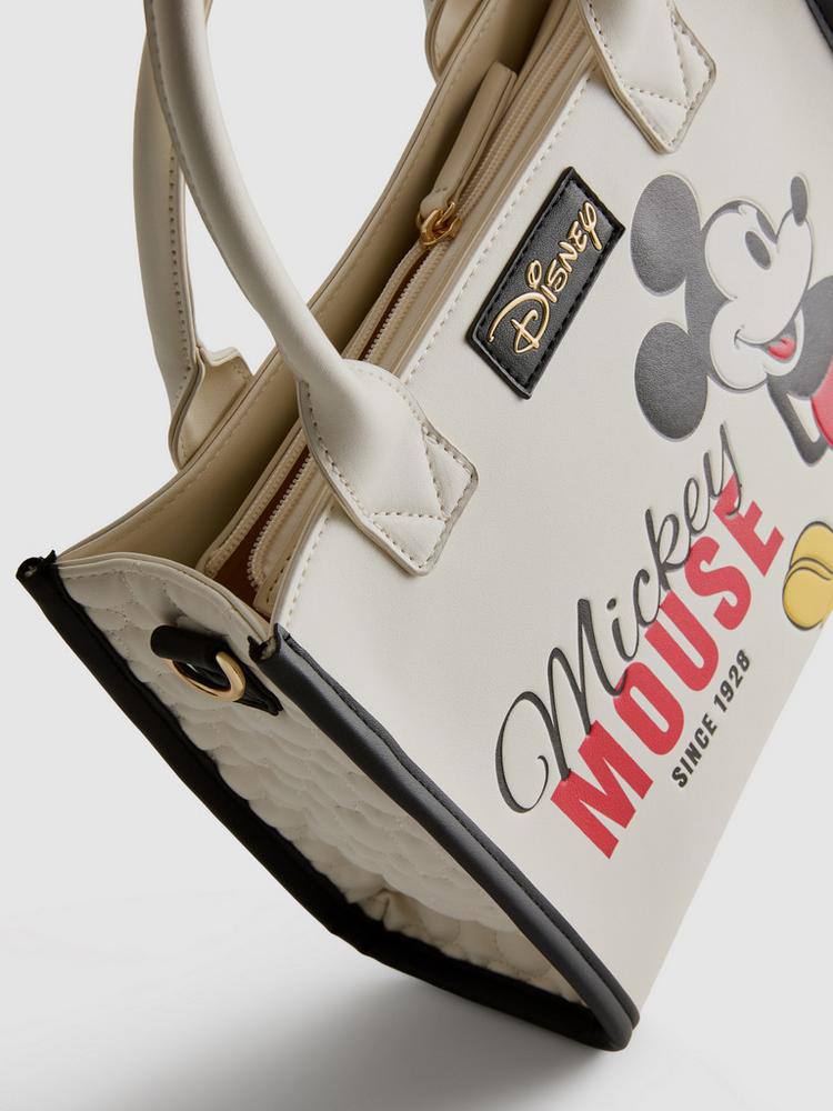 Сумочка квадратна з ручками Primark "Disney/ Mickey Mouse" біла
