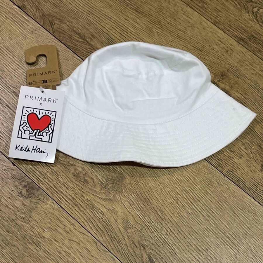 Панама Primark літня котонова "Keith Hani" біла