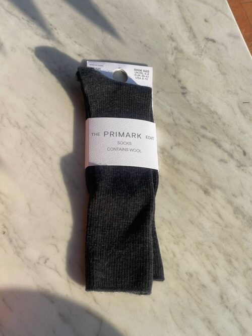 Шкарпетки жіночі The Edit Primark шерстяні сірі