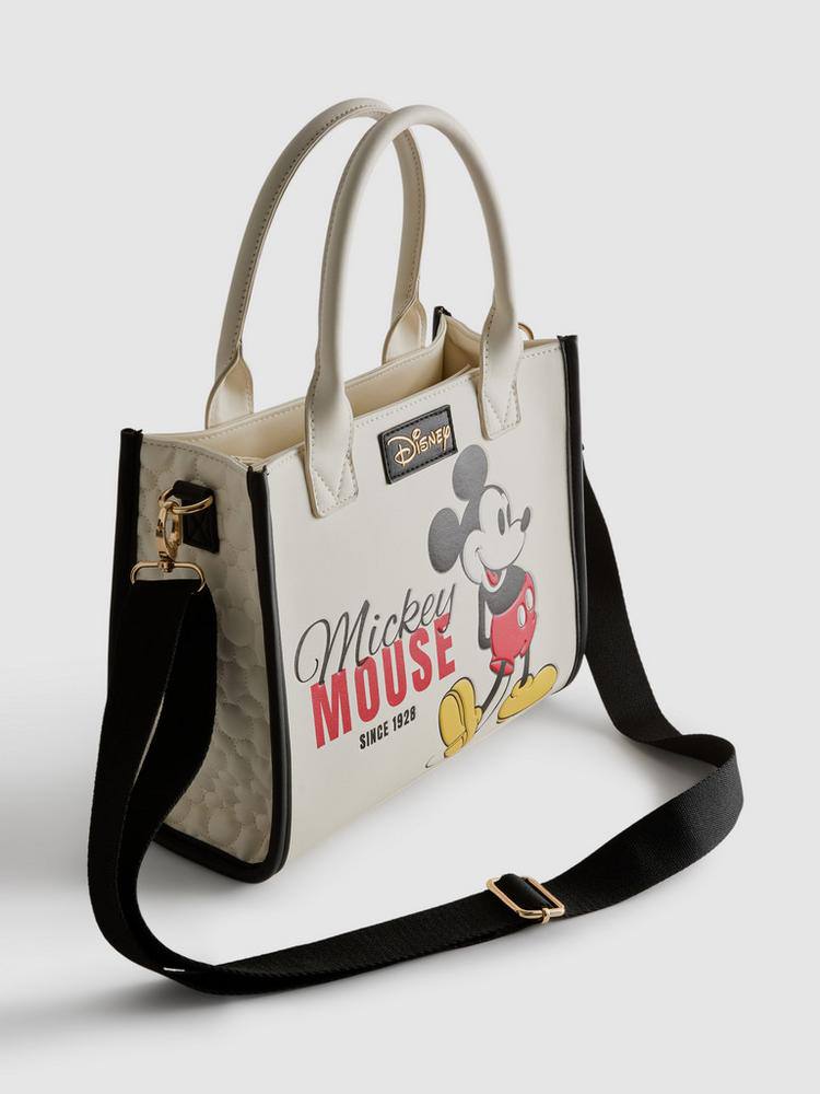 Сумочка квадратна з ручками Primark "Disney/ Mickey Mouse" біла
