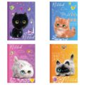 Блокнот А6 Рюкзачок "Cute Cats/Котики" 48 арк.