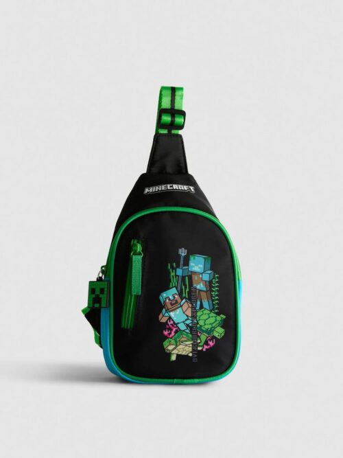 Сумочка дитяча через плече "Minecraft" Primark тканинна чорна